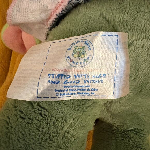 Build-A-Bear (BAB) Retired 2006 Triceratops Stuffie w/ Girl Outfit (SKU: 362TO) - Picture 5 of 11